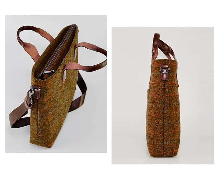 トートバックメンズ 上質な伝統職人仕上げハンドバッグ