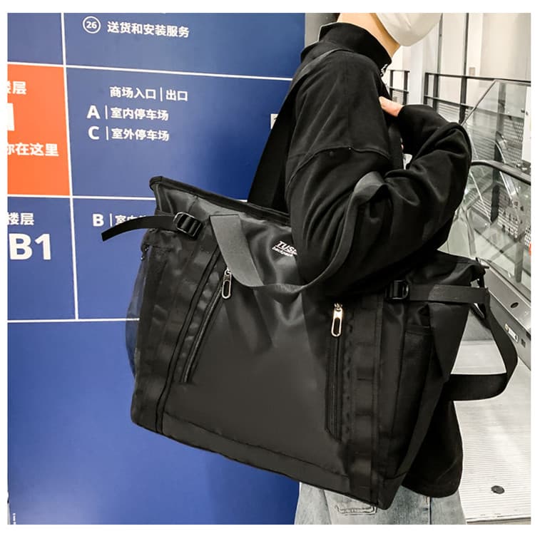 トートバックメンズ 高機能大容量ポケットトートバッグ