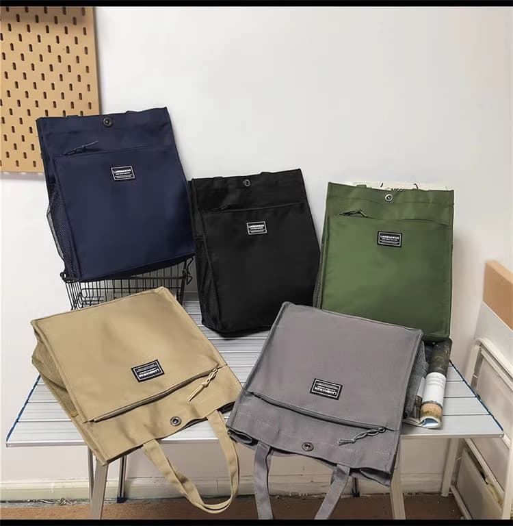 トートバックメンズ シンプル機能性トートバッグ