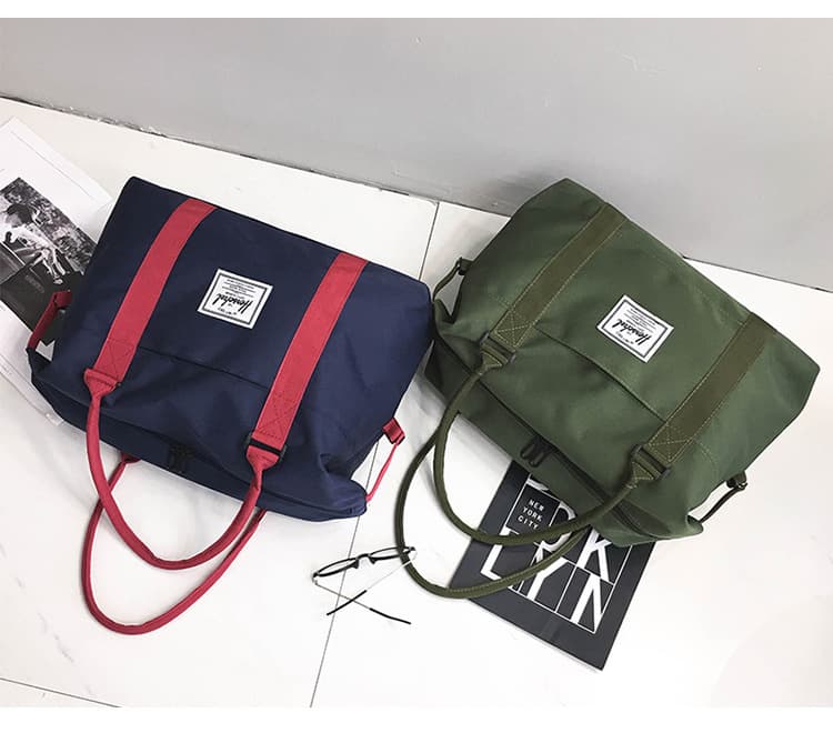 トートバックメンズ シンプル大容量 軽量トラベルバッグ