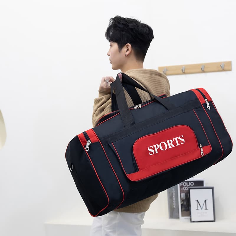 トートバックメンズ スポーツジム用 斜めがけ旅行バッグ
