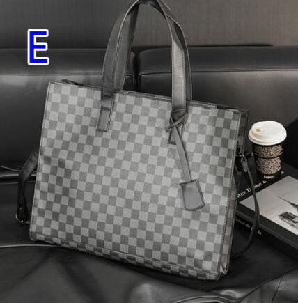 トートバックメンズ 男性用おしゃれ合成皮革ビジネストートバッグ
