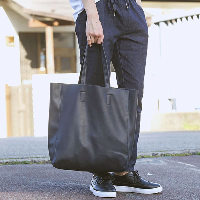 トートバックメンズ 上品な職人仕立てハンドバッグ