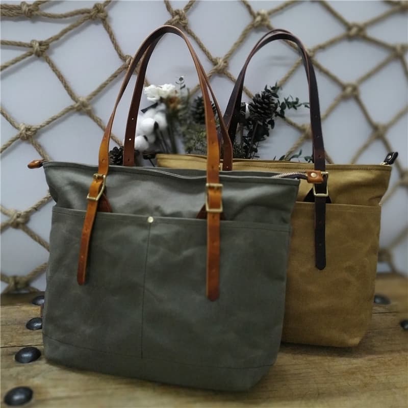 トートバックメンズ 職人魂を込めた本格派キャンバストートバッグ