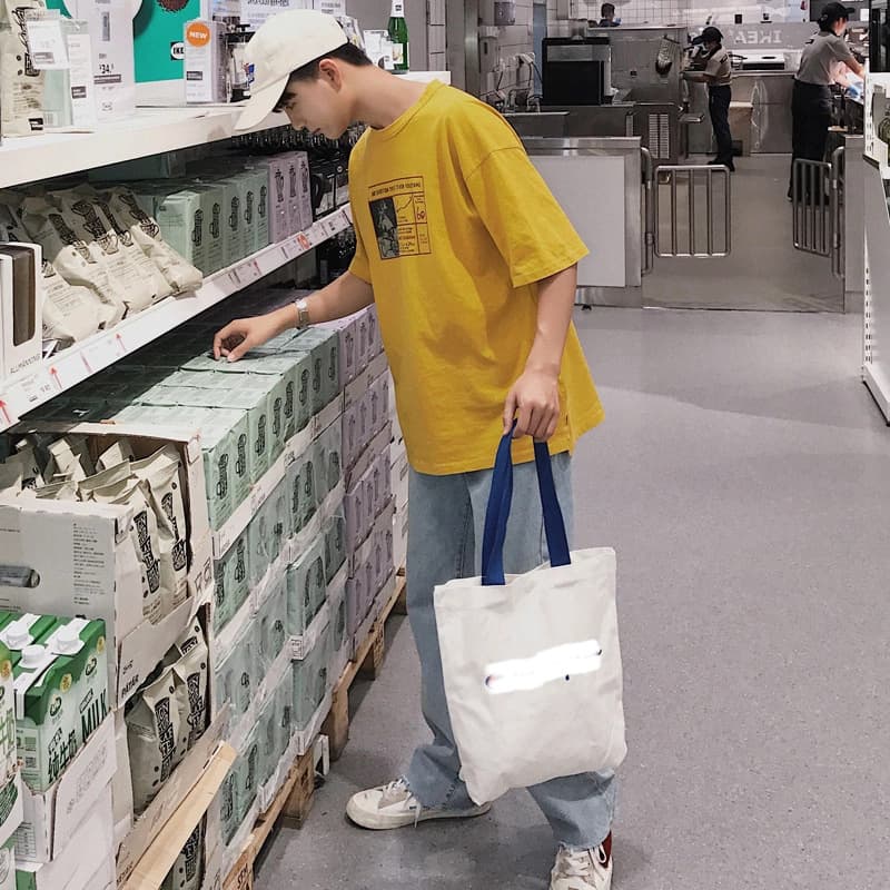 トートバックメンズ シンプル機能性キャンバストート