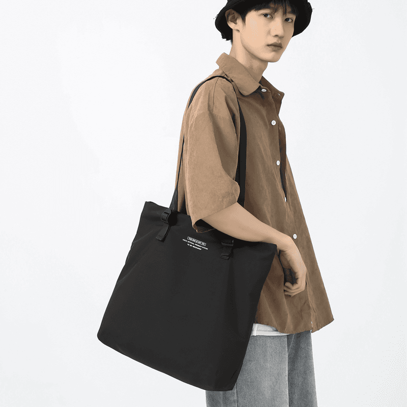 トートバックメンズ シンプルデザイン 大容量トートバッグ