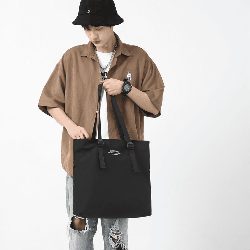トートバックメンズ シンプルデザイン 大容量トートバッグ