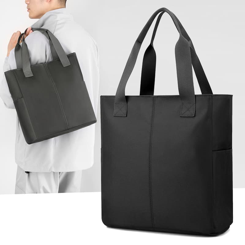 トートバックメンズ シンプルデザイン 大容量軽量トート