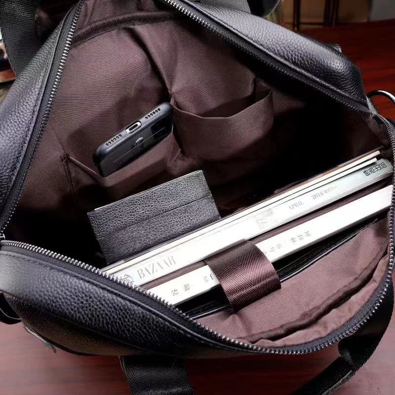 トートバックメンズ 上質本革ビジネストートバッグ